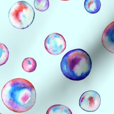 Watercolour bubbles 