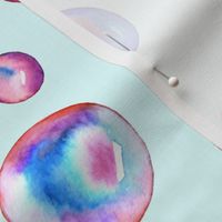 Watercolour bubbles 