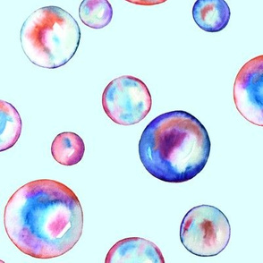 Watercolour bubbles 