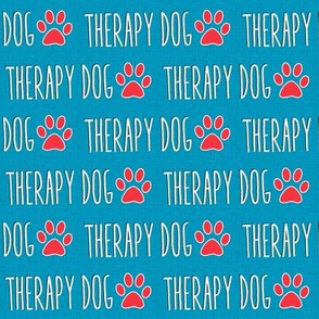 Therapy Dog Blue Linen