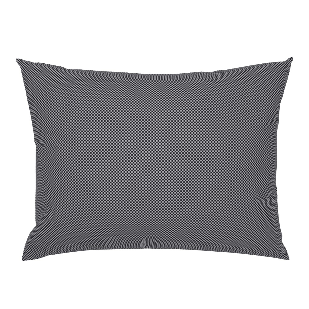 JP23 - Checkerboard in Eighth Inch Squares of Charcoal Black and Light Grey