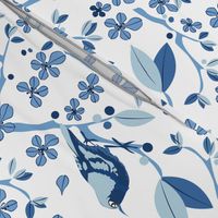 Chinoiserie Birds blue