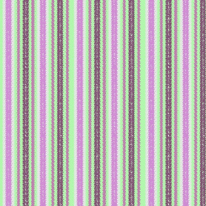 JP25 - Lilac and Limey Mint Jagged Stripes