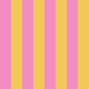 JP26 - Step Back Yellow and Savvy Pink basic stripe