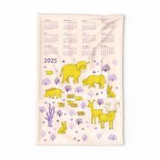 Heathland tea towel Calendar 2024