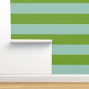 6 inch Stripe-Moss and Spoonflower Green