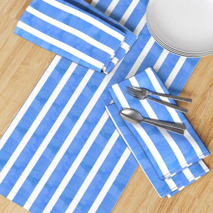 Cobalt White Stripe