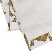 Camels on White - Larger Scale