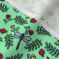 Dragonflies and Lady Bugs