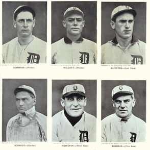  8-22   1908 Detroit Tiger Baseball Players