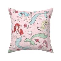 Mermaids and Roses-LARGE