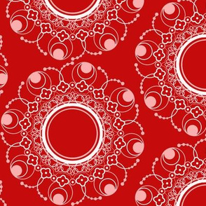 Simple Circles in Red