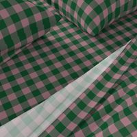 JP27 - Rustic Raspberry and Pine Green buffalo plaid