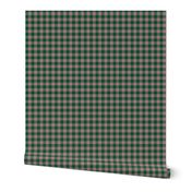 JP27 - Narrow Rustic Raspberry and Pine Green buffalo plaid