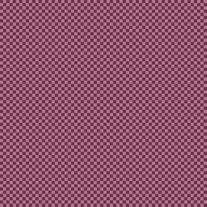 JP27 - Tiny -  Rustic Raspberry Checkerboard in eighth inch squares of 