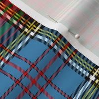 Anderson tartan #7, 1940 azure/red,  6" bright