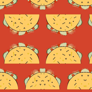 Tacos-tomato red