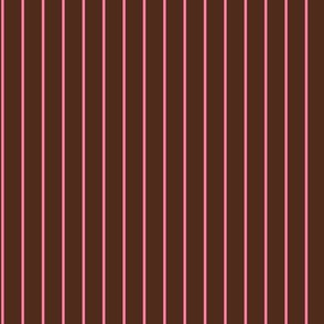 brown pink pinstripes