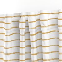 Small Scale Gold WatercolorStripes