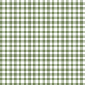 Green Gingham Mini