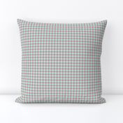 JP28 - Tiny Creamed Raspberry Pink and Minty Green buffalo plaid