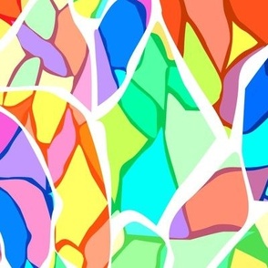 Abstract multicolored bright summer pattern