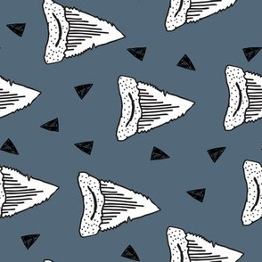 shark tooth // sharks shark teeth shark fabric boys room shark week shark  - rotated