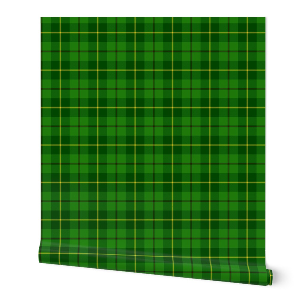 Galloway tartan - 4.25" modern, yellow and brown lines