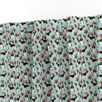 SMALL - English Springer Spaniel christmas fabric - cute dog breed design with presents, candy canes, food, xmas holiday fabric