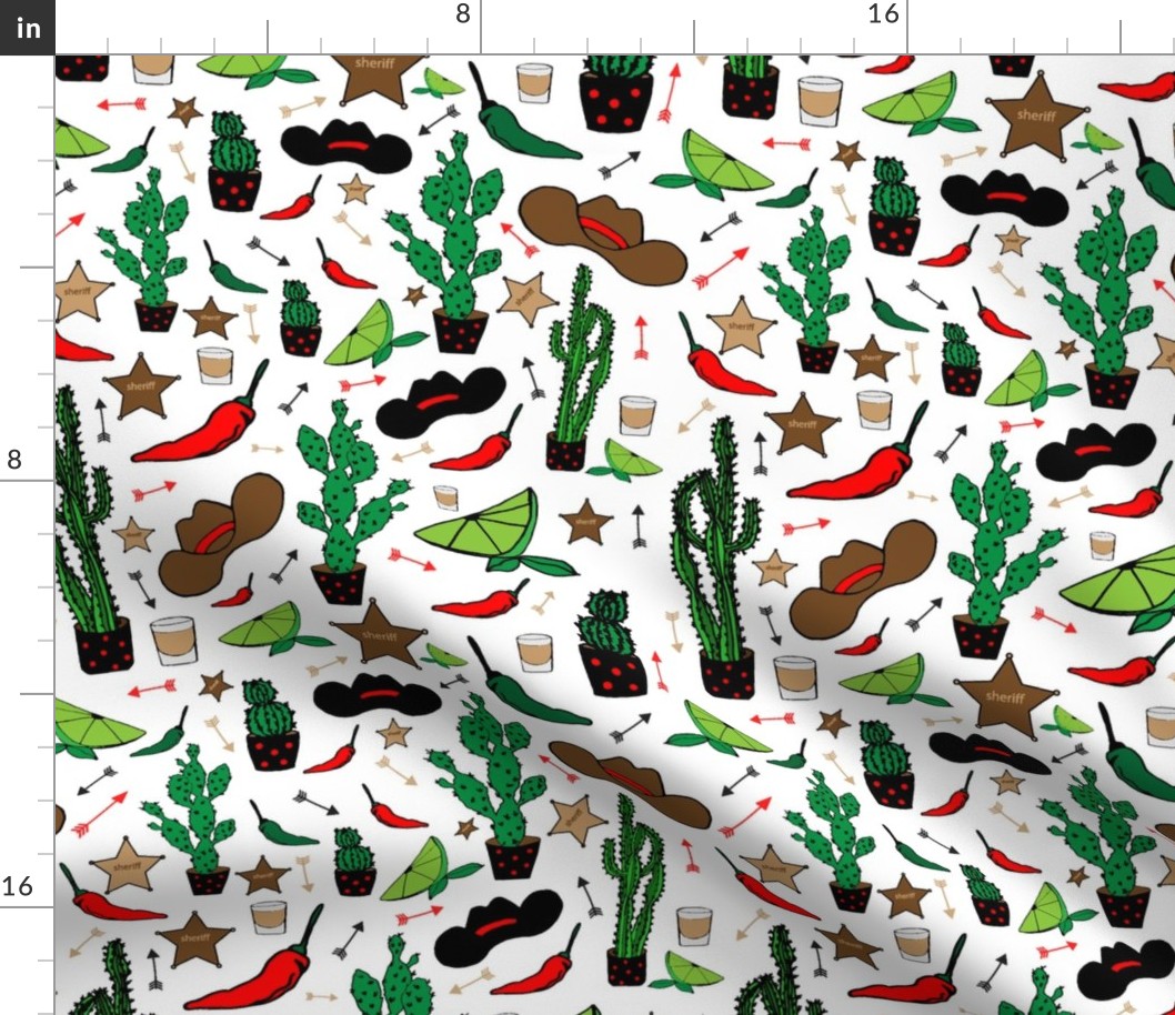 Western Cactus pattern