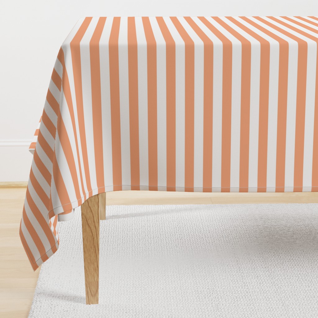 Peach Stripe 1"