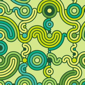 Spirals Squared (green)