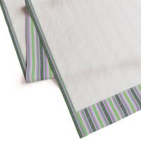 JP30 - Lilac and Green Jagged Stripes