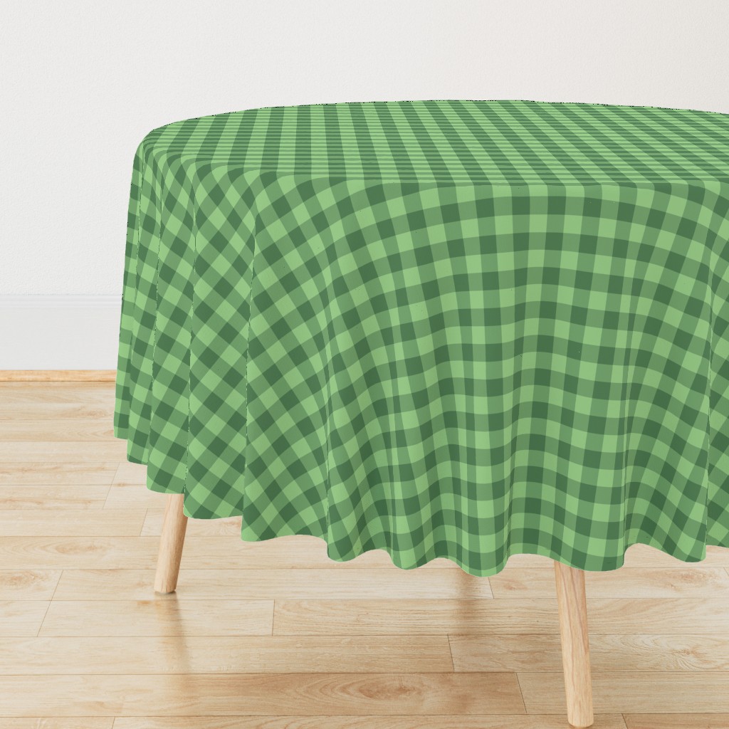 JP30 - Two Tone Green Buffalo Plaid