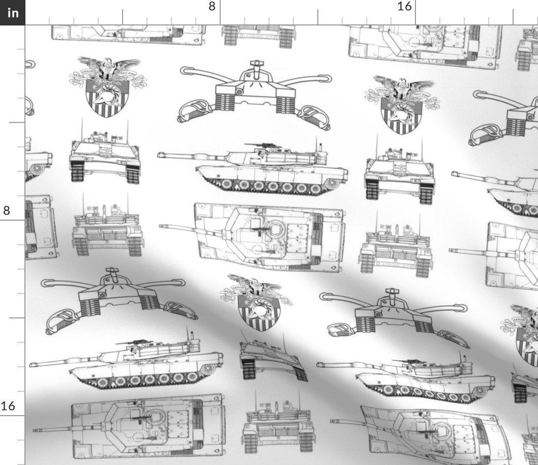 West Point and M1 Abrams tank small