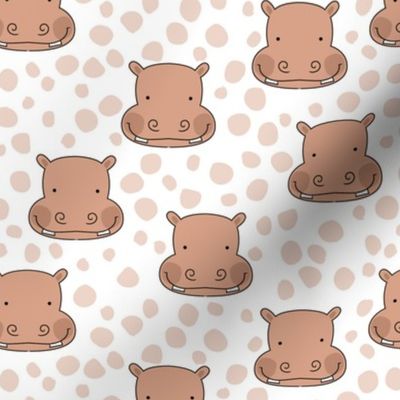 copper hippo-faces-with-dots