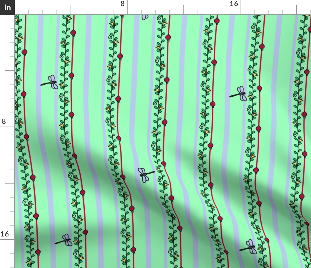 Ditsy Doodle coordinating stripe 2 