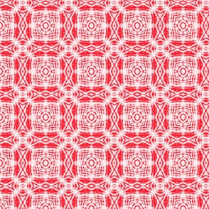Red Batik Squares
