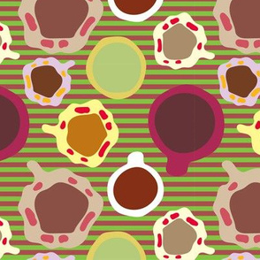 coffees and teas pattern