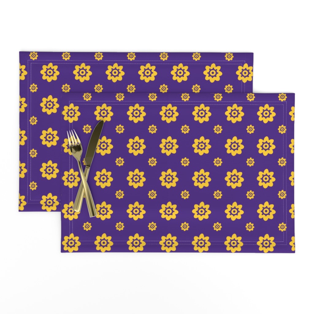 LSU Purple with yellow flowers