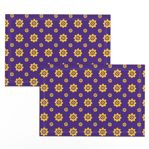 LSU Purple with yellow flowers