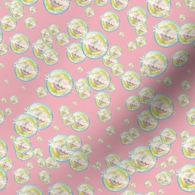 Bubbles Bubblegum Background