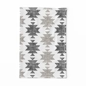 (jumbo scale) modern aztec || woven neutrals