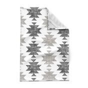 (jumbo scale) modern aztec || woven neutrals