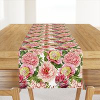 10" Pierre-Joseph Redouté, Antique Peony and Lily Pattern