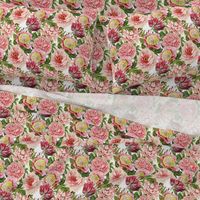 10" Pierre-Joseph Redouté, Antique Peony and Lily Pattern