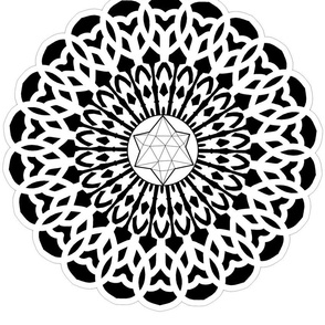 Geometric Solid Mandala