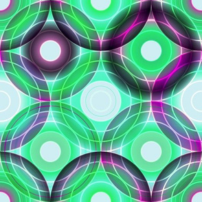  Circles | green and purple