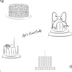 Let's Eat Cake - Birthday