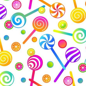 Lollipops and Fruit Candies